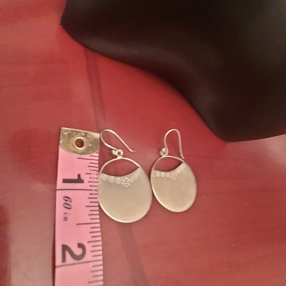 Sterling silver vintage earrings - Picture 4 of 10